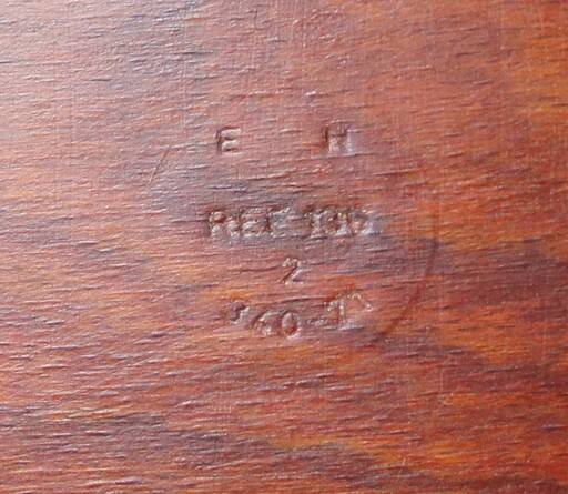 Molded wooden tray 1970