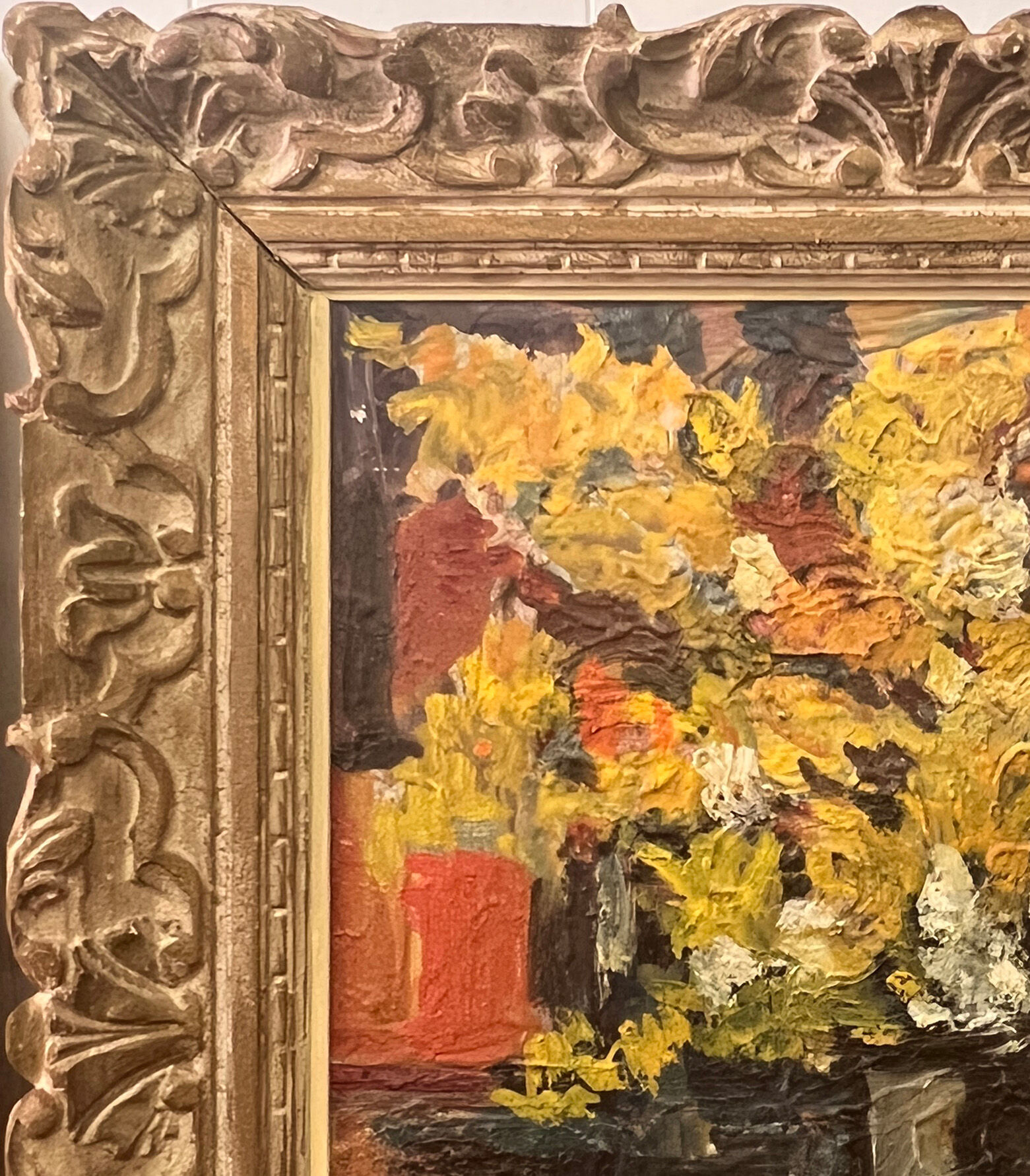 Oil on cardboard - french school