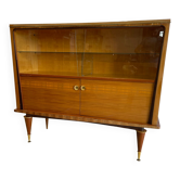Showcase cabinet vintage wooden storage