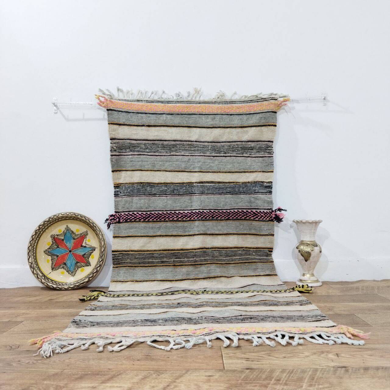 Handcrafted Moroccan Berber Rug 183 X 88CM