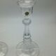 Pair of candlesticks in d'Arques crystal