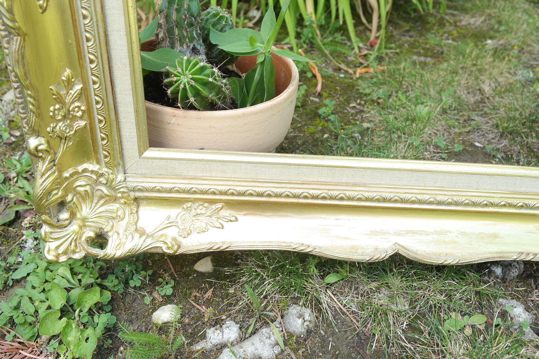 Cadre Montparnasse doré style Louis XV 109 x 63