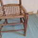 rustic wooden chair boheme craft braided rope