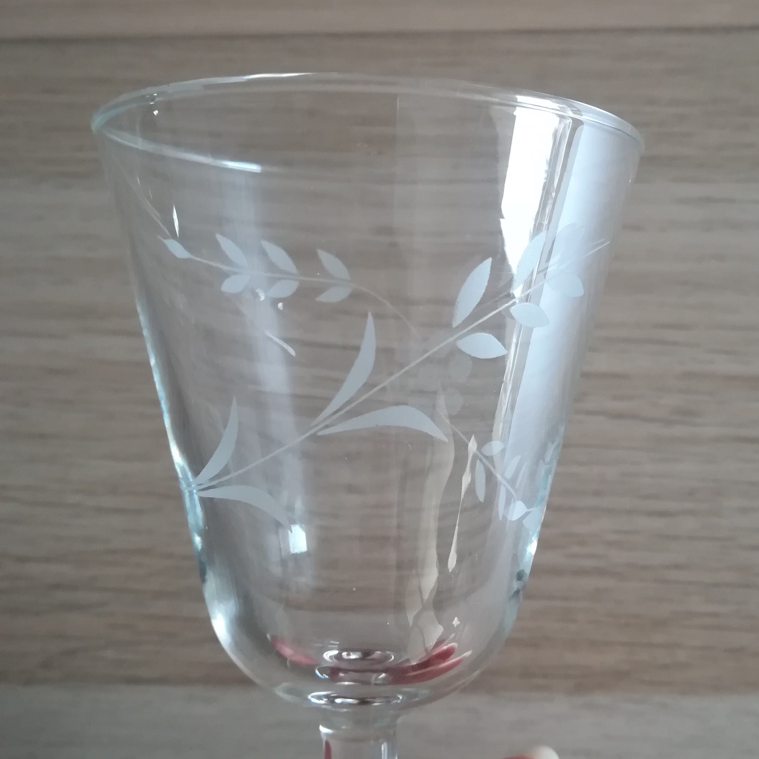 Lot de 6 verres à pied