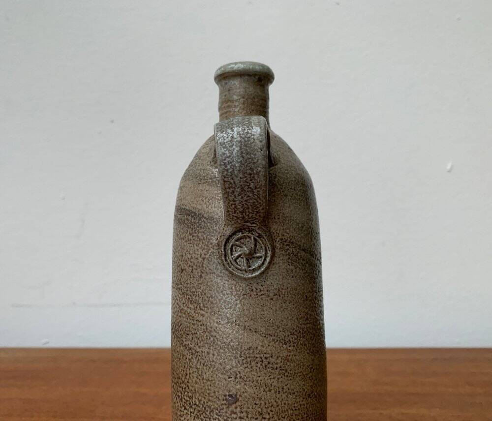 Mid-Century Minimalist Studio Pottery Carafe Vase, 1960s