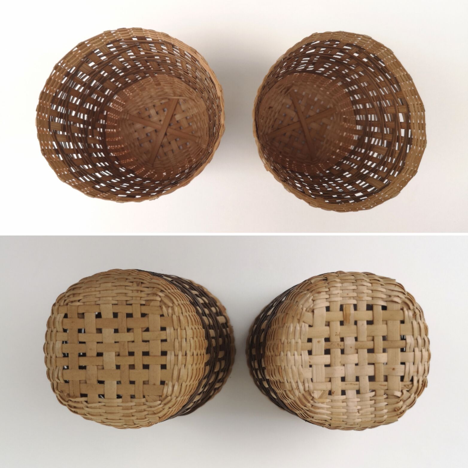 Vintage bottle in braided straw