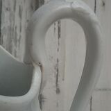 White earthenware pitcher Lunéville XIX