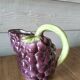 Jug, grape slipware