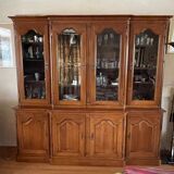 Roche Bobois Cherry Wood Display Cabinet