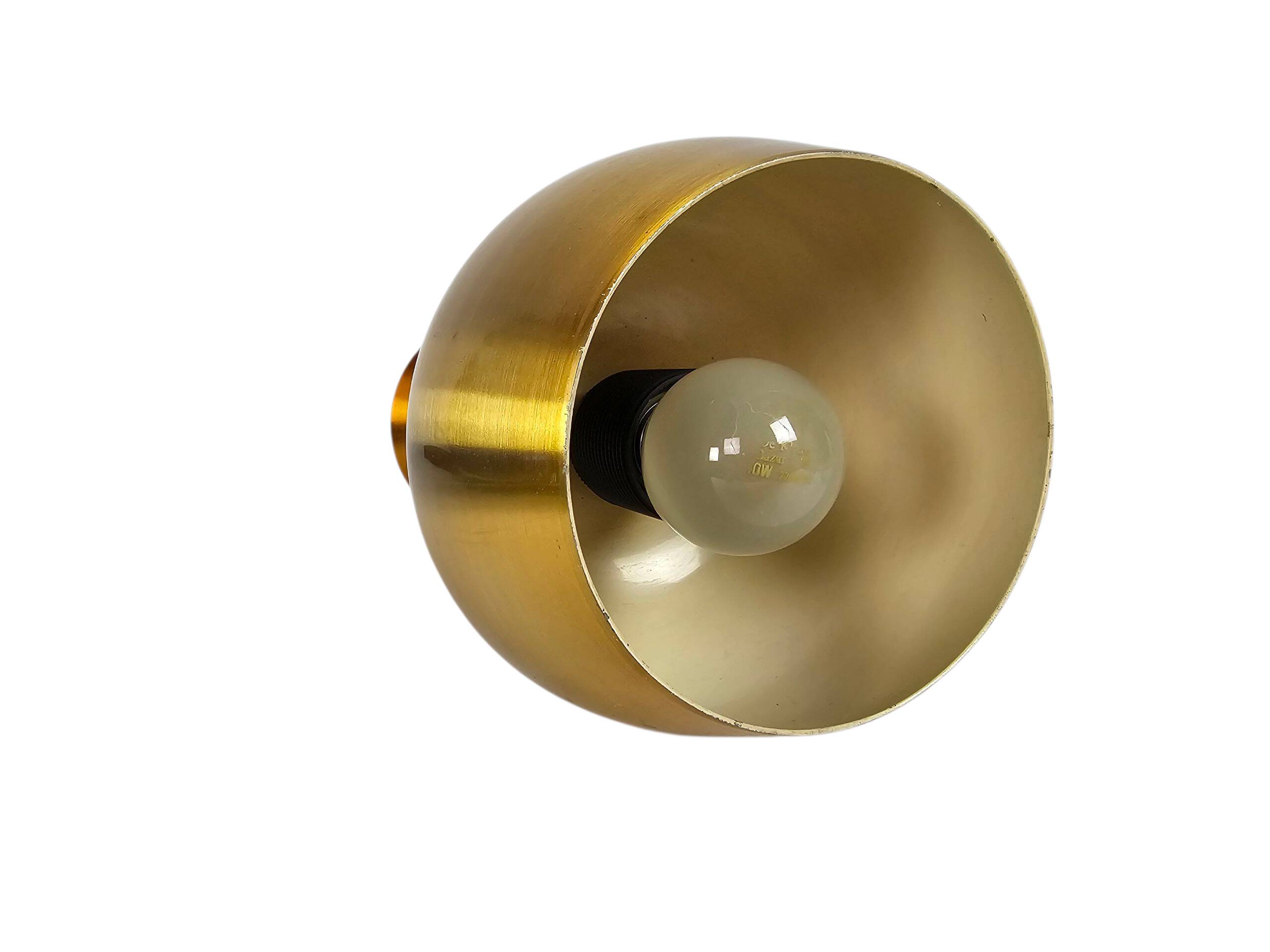 Anvia - Space Age - Diabolo - brass - table lamp - 70s