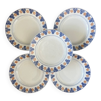 Assiettes plates St Amandinoise