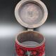 Wooden chapati box and fittings from India