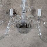 Glass chandelier