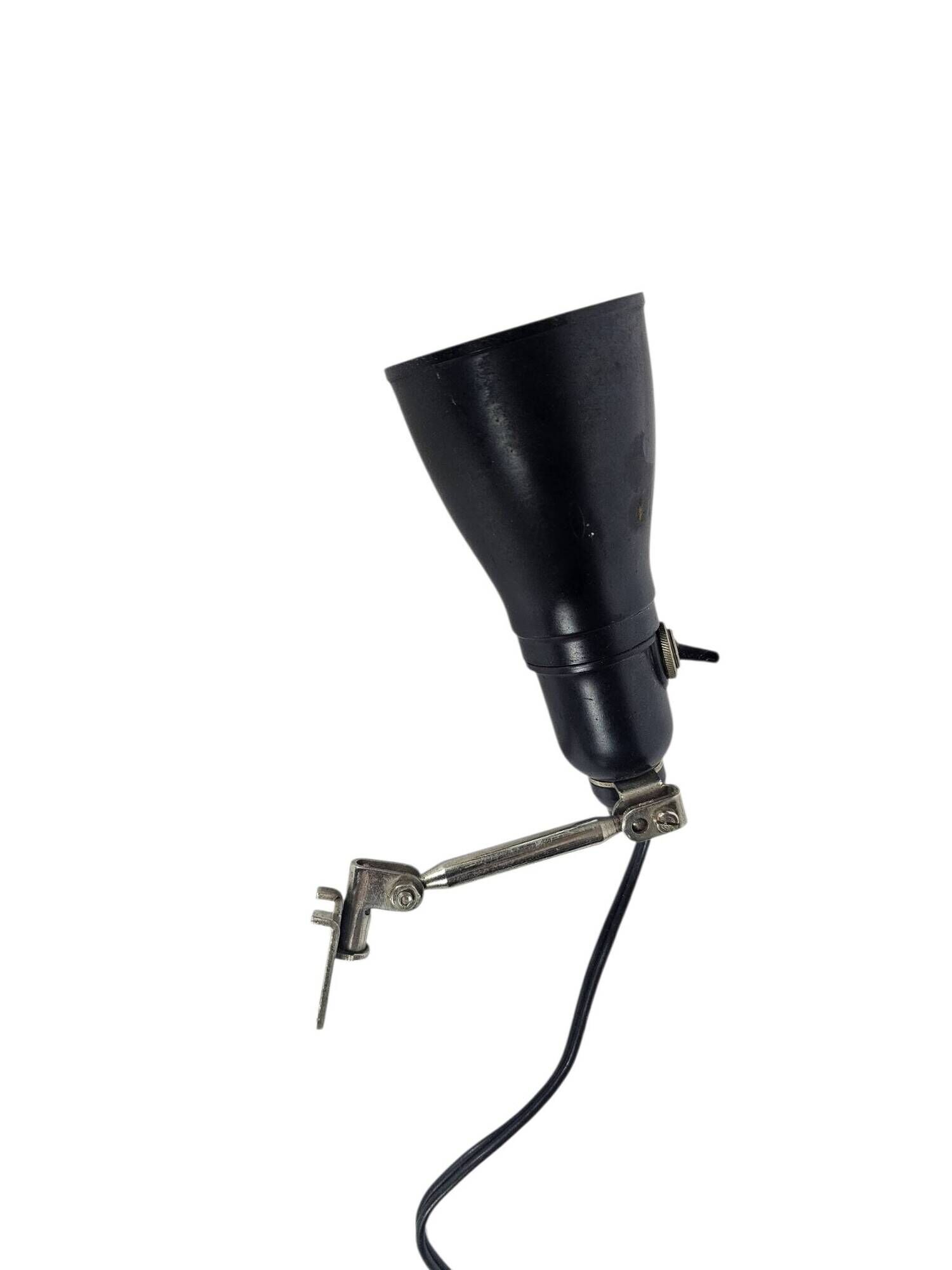Pfaff - Industrial Bakelite machine lamp - adjustable arm - Germany - 1950s