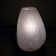 ceramic bathroom wall light with glass tulip from the 1950s
