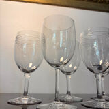 4 Perfection and 2 Byzantine Baccarat glasses