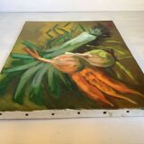 Still life painting oil on canvas signed