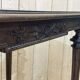 Table desk-Pedestal table style Louis XVI early twentieth century in beech