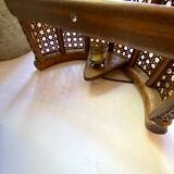 Duo wall lights, 3 M fabric cable, rattan and cane, 70s