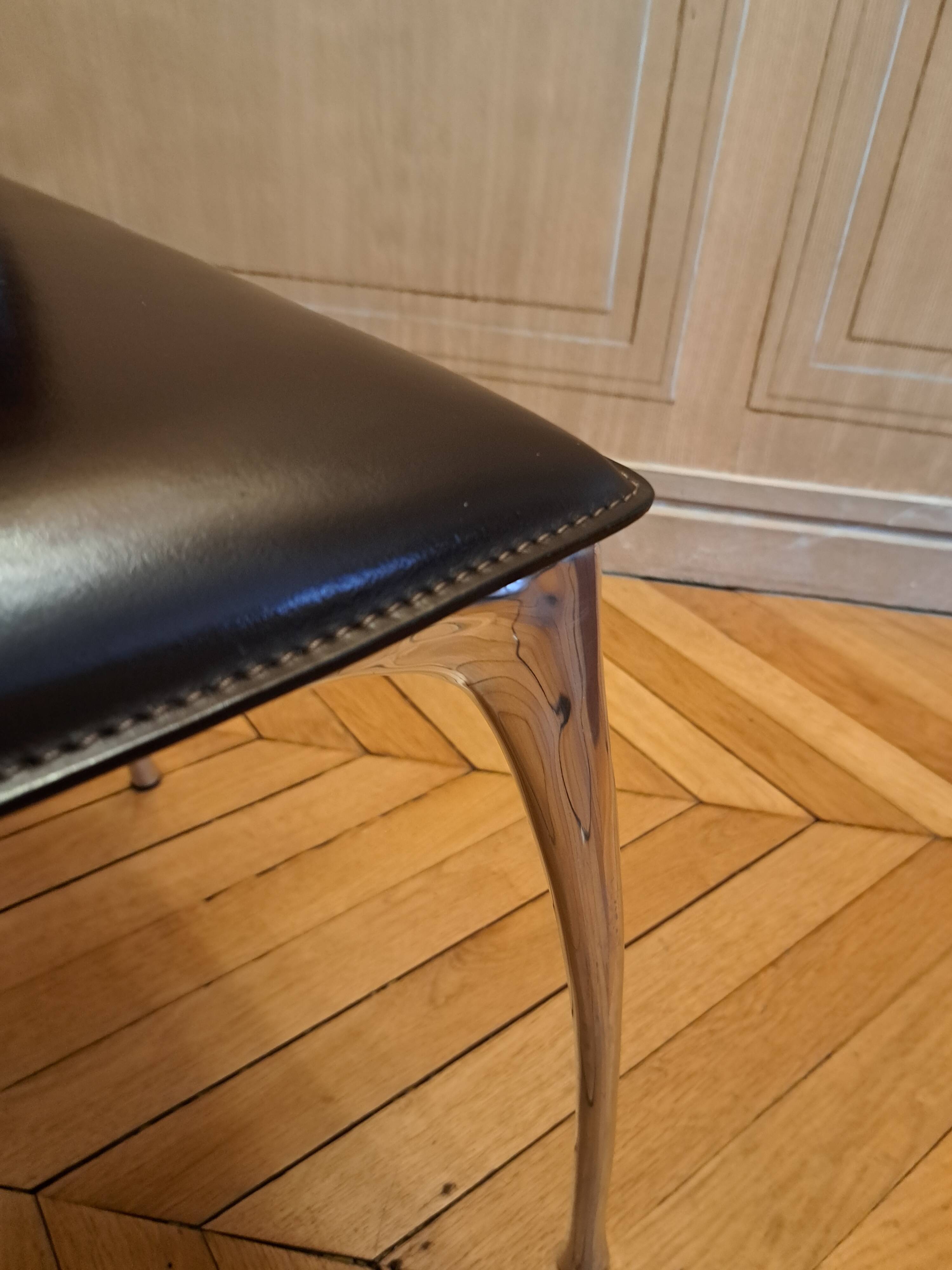 8 Bernard Dequet chairs by Protis