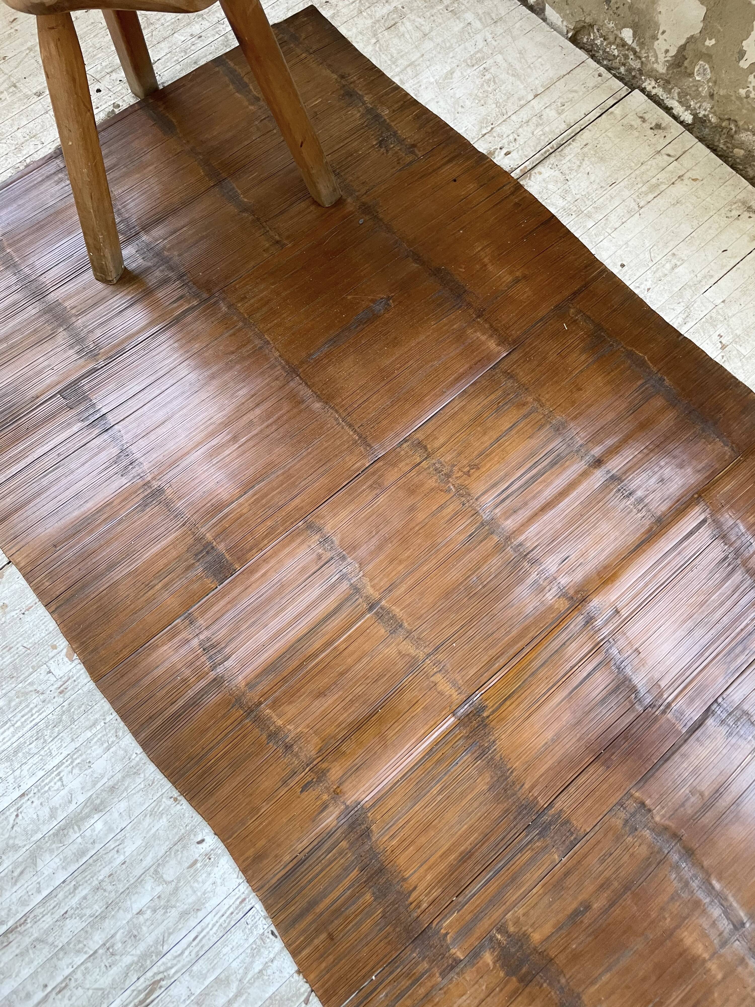 Tapis en bois tribu Akha Birmanie