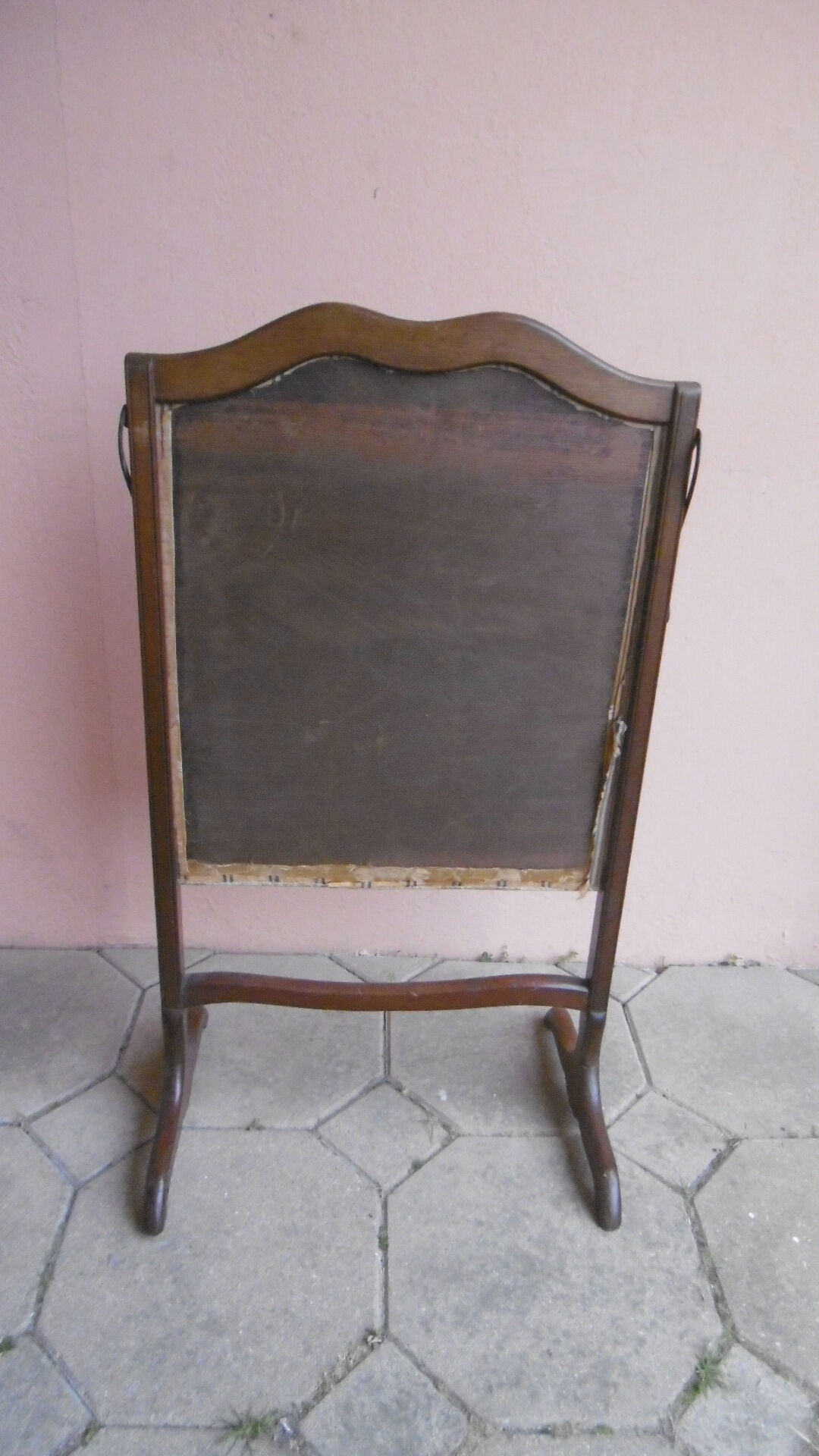 Fireplace cover - mahogany fireplace screen