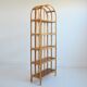 Library / Free-standing shelf in bamboo and rattan 1960s
