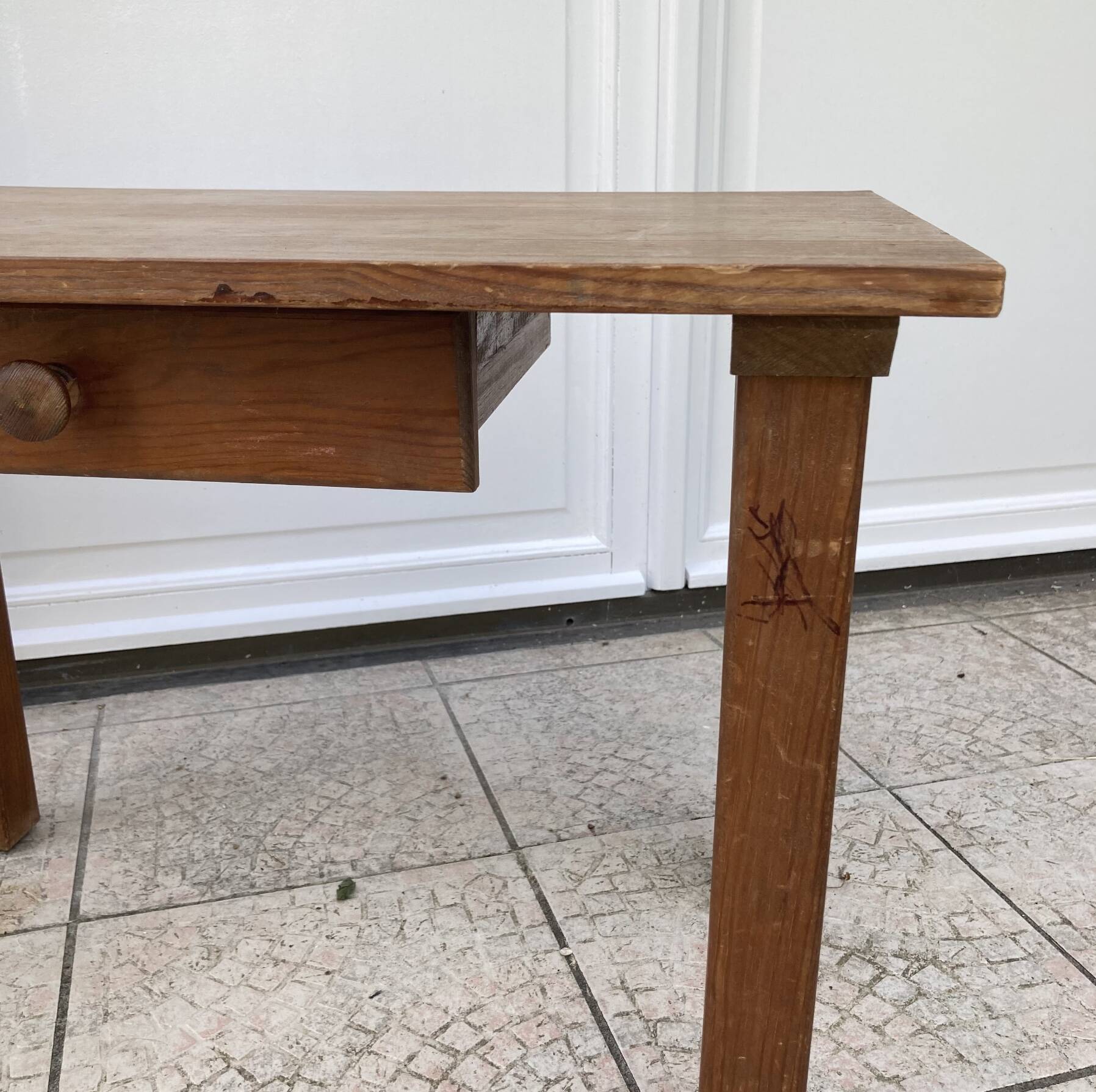 Small wooden desk or coffee table