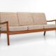 Canapé Senator par Ole Wanscher pour P. Jeppesen Møbelfabrik, Danemark, années 1960.