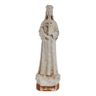 Statuette plâtre signée Pommier