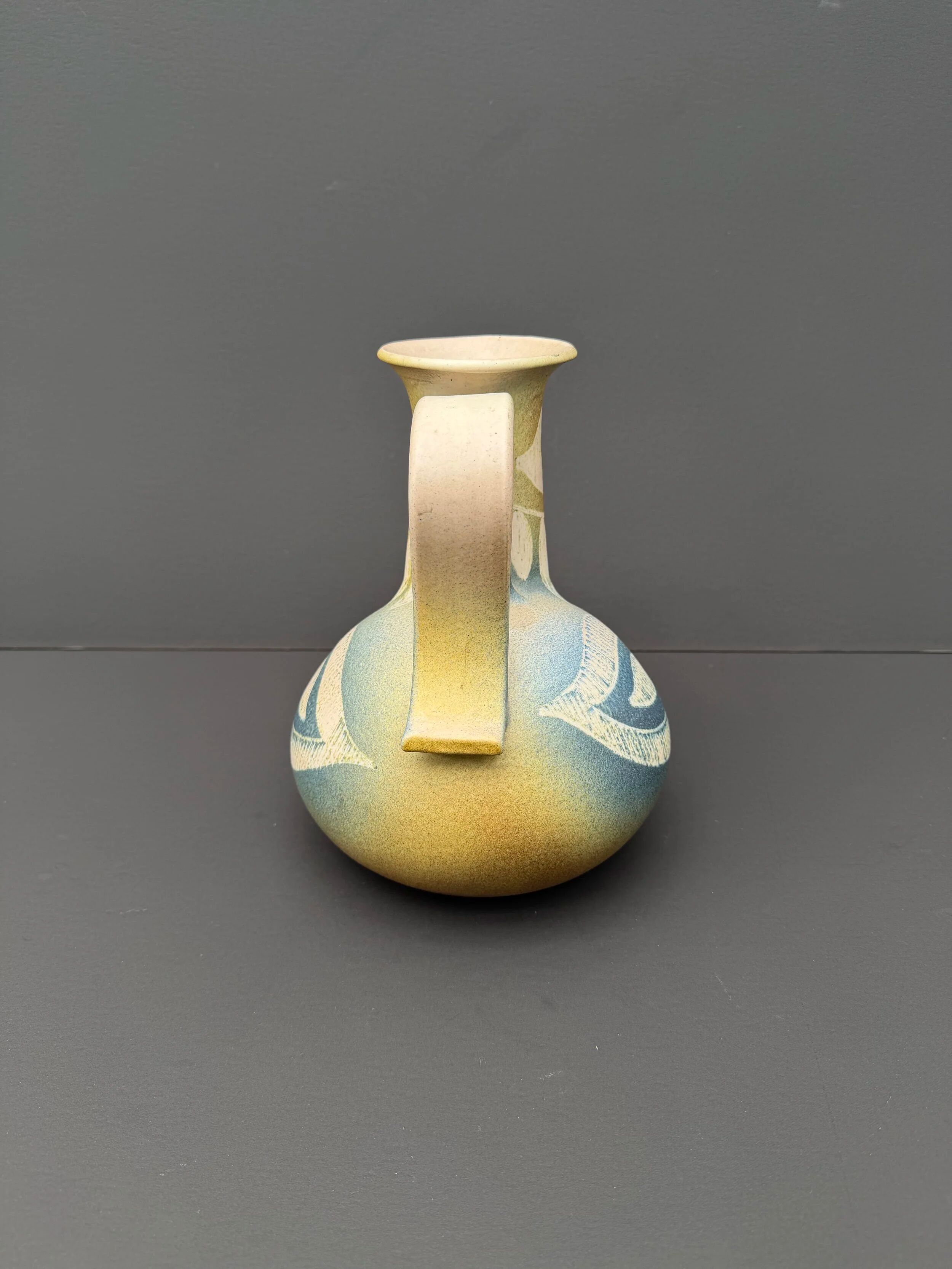 Ceramic jug signed, 1970