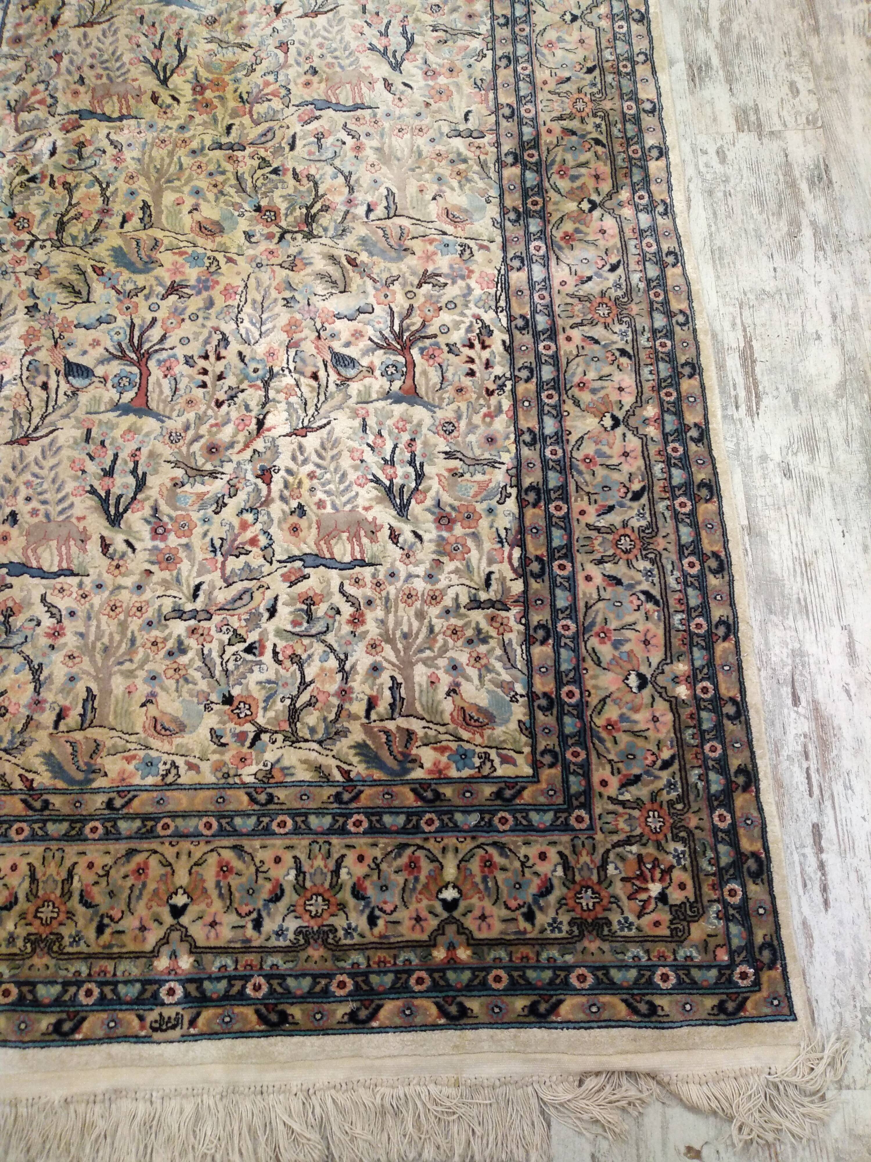 Antique Persian Tree of Life Rug