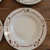 Set of 6 plates HBCM France