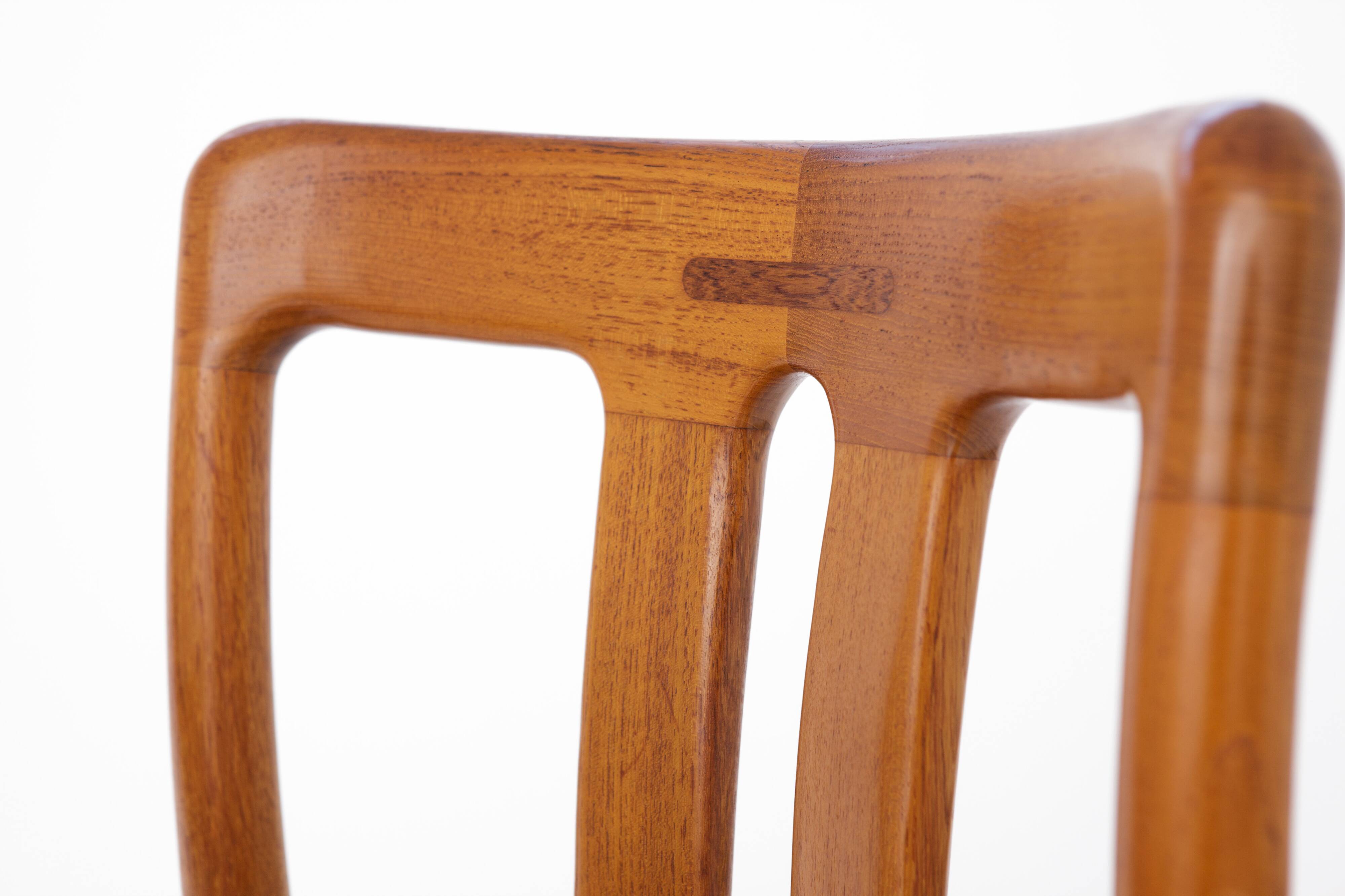 Set of 4 Teak Vintage Chairs, 1960s, by Uldum, Denmark
