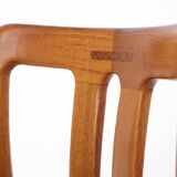 Ensemble de 4 chaises vintage en teck, 1960, par Uldum, Danemark