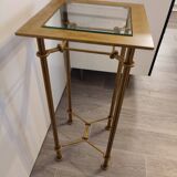Vintage pedestal side table