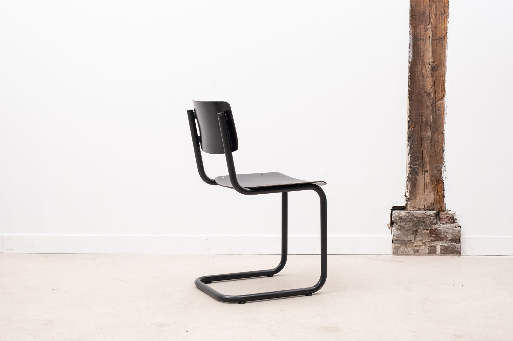 Vintage chair Pagholz in black ebony S