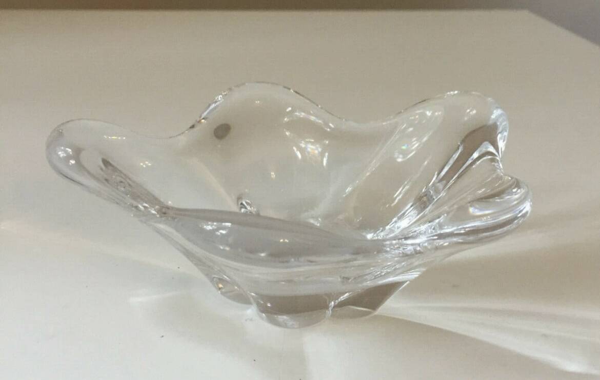 Small Daum France Crystal Ashtray