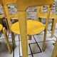 Lot of vintage bruno rey 1970" chairs