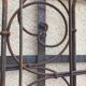 Wrought iron bed - new bespoke mattress.