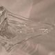 Cut crystal bowl signed daum france a459