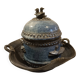 Superbe poterie en grès émaillé