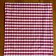 Housse de coussin tissu Vichy