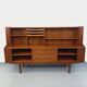 Enfilade mi-haute scandinave vintage Ib Kofod-Larsen pour Faarup en teck