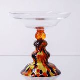 Vintage Six-Piece Stemmed Glass Set, 1950s–1970s