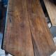 Oval table with folding leaves