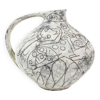 Ceramic jug, designed by Adele Bolz, Ruscha, Germany, 1950s