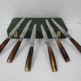 Set de 6 couteaux à dessert virole en argent