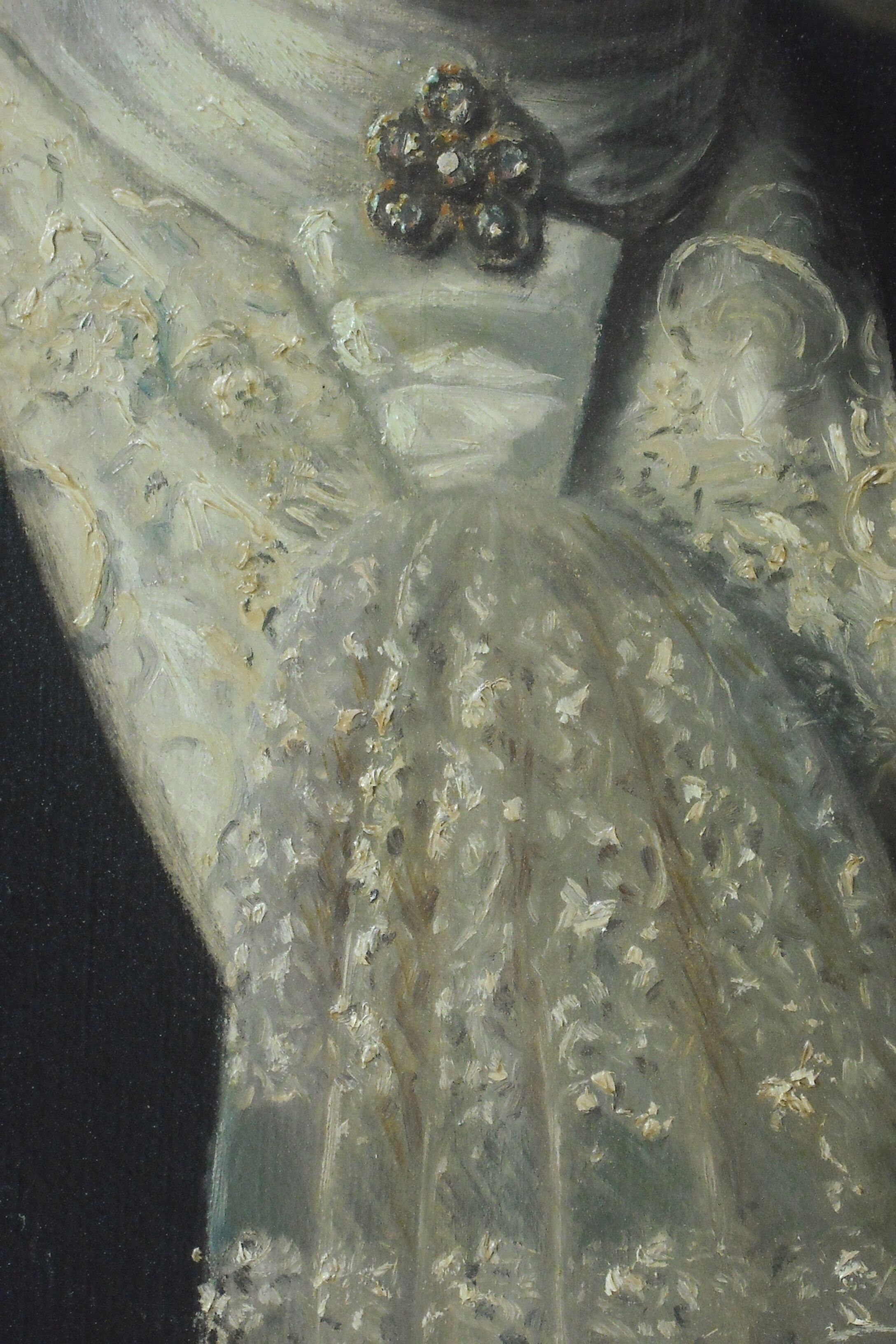 Portrait Adolphe Demange 116 X 89 Elegant at gloves 1899