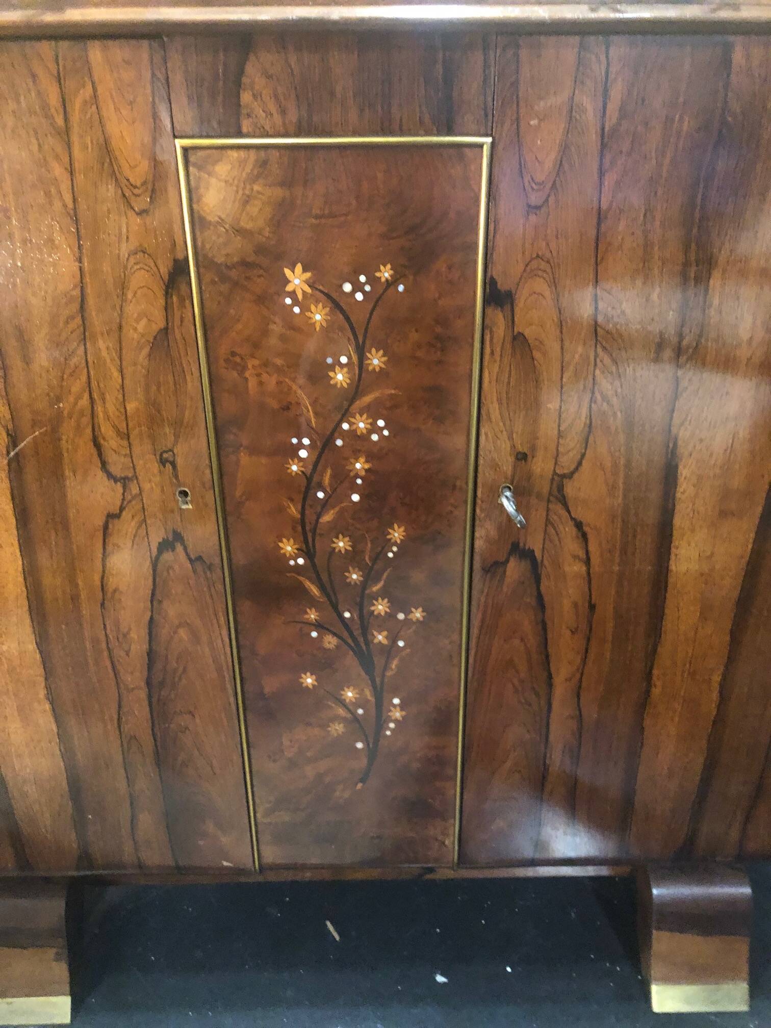 Art Deco Secretary Bar
